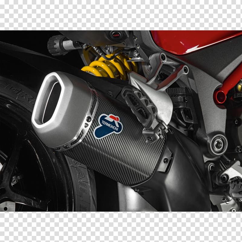 Ducati Multistrada 1200 Exhaust system Car Motorcycle, car transparent background PNG clipart