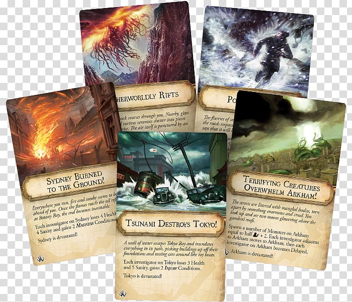 Eldritch Horror Cities In Ruin Expansion Fantasy Flight Games Arkham Horror: The Card Game, tree grove fantasy transparent background PNG clipart