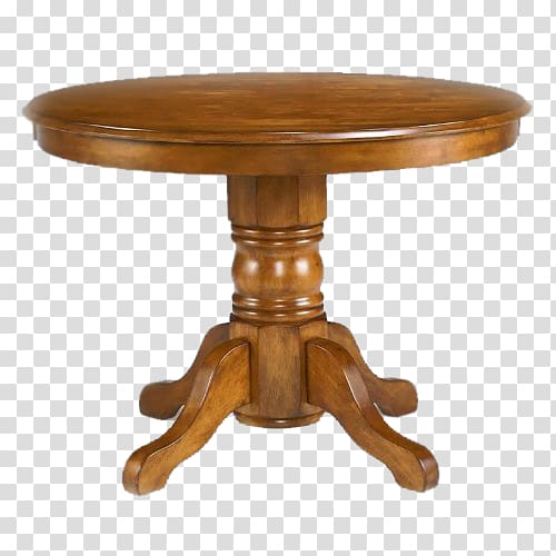 Table Oak Pedestal Solid wood Dining room, table transparent background PNG clipart