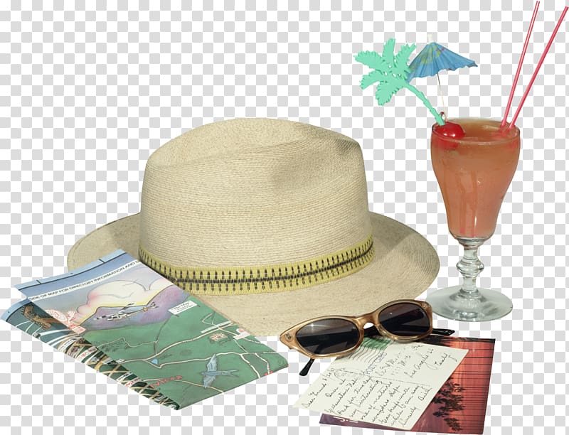 Ansichtkaart Holiday Animation Tourism Hat, Travel transparent background PNG clipart
