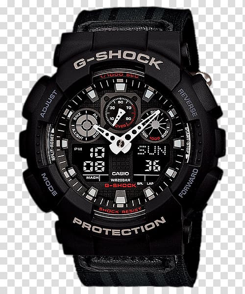 Master of G G-Shock Watch Casio Tough Solar, watch transparent background PNG clipart