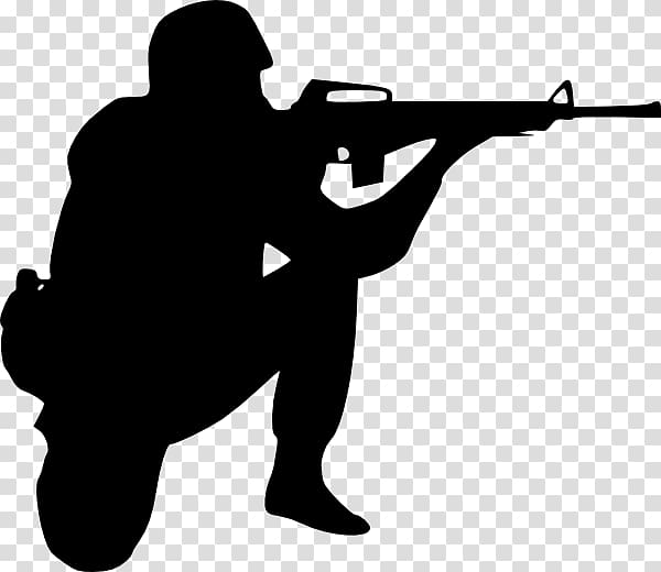 First World War United States Army Sniper School Soldier , Soldier Silhouette transparent background PNG clipart