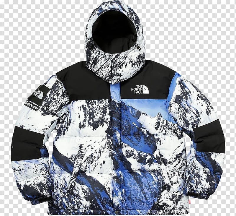 The North Face Supreme Hoodie Jacket T-shirt, jacket transparent background PNG clipart