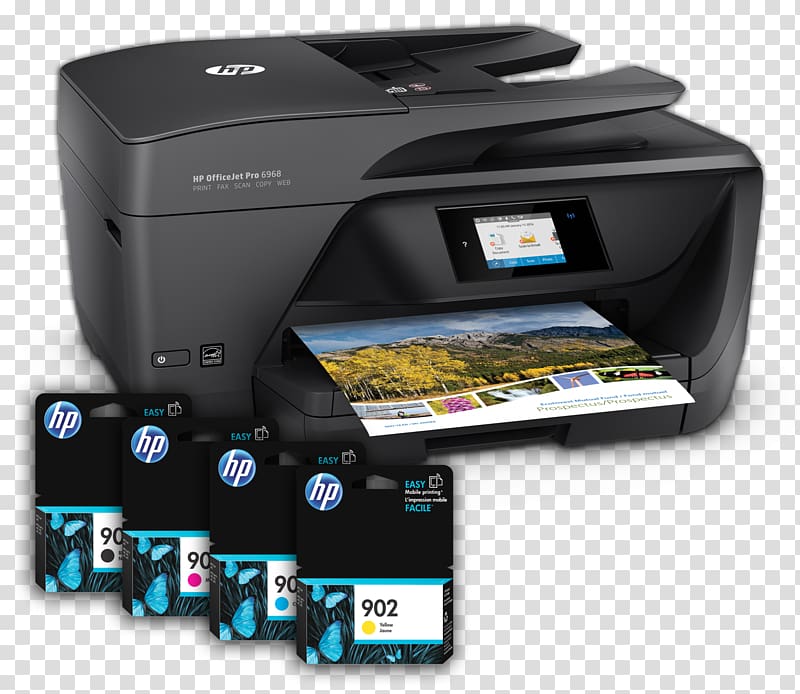 Hewlett-Packard Officejet Multi-function printer Printing, binocular transparent background PNG clipart