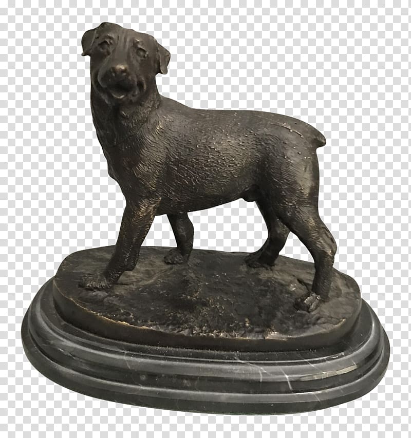 Rottweiler Dog breed Bronze sculpture Puppy, puppy transparent background PNG clipart