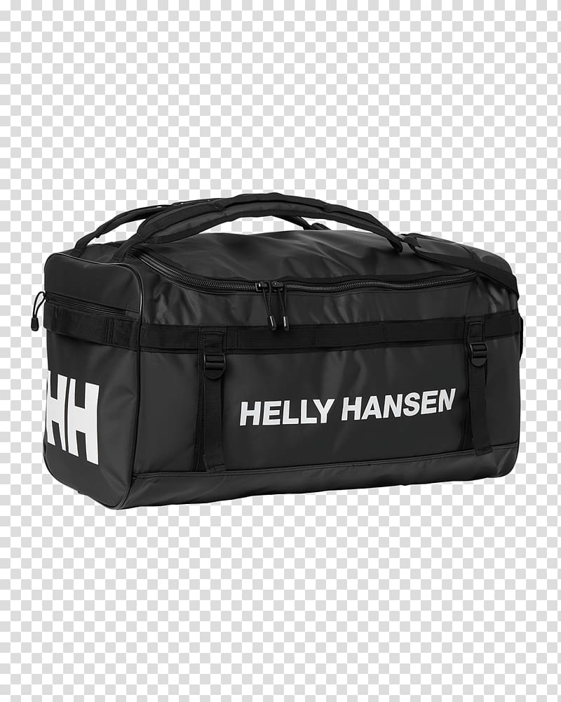 Duffel Bags Helly Hansen Duffel coat, black classics transparent background PNG clipart