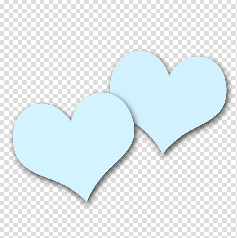 Blue Computer file, Beautiful blue heart transparent background PNG clipart