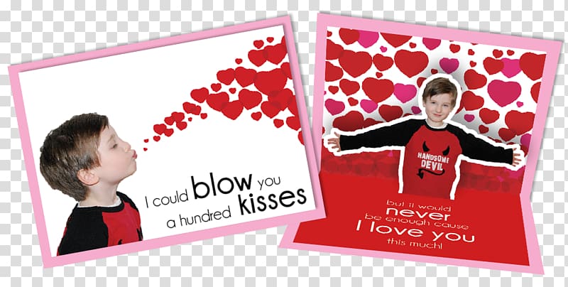 Valentine's Day Pop-up book Greeting & Note Cards Love Pop-up ad, valentines day card transparent background PNG clipart