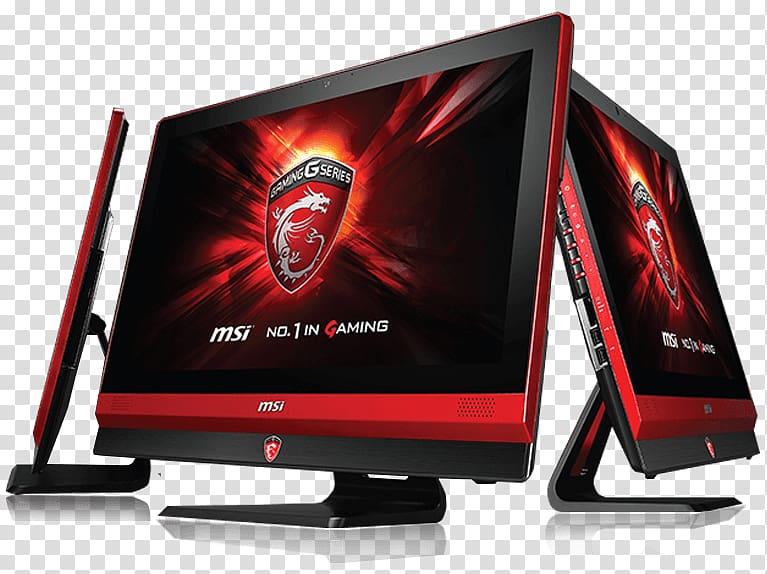 Laptop Desktop Computers MSI Gaming 24GE LED-backlit LCD, Laptop transparent background PNG clipart