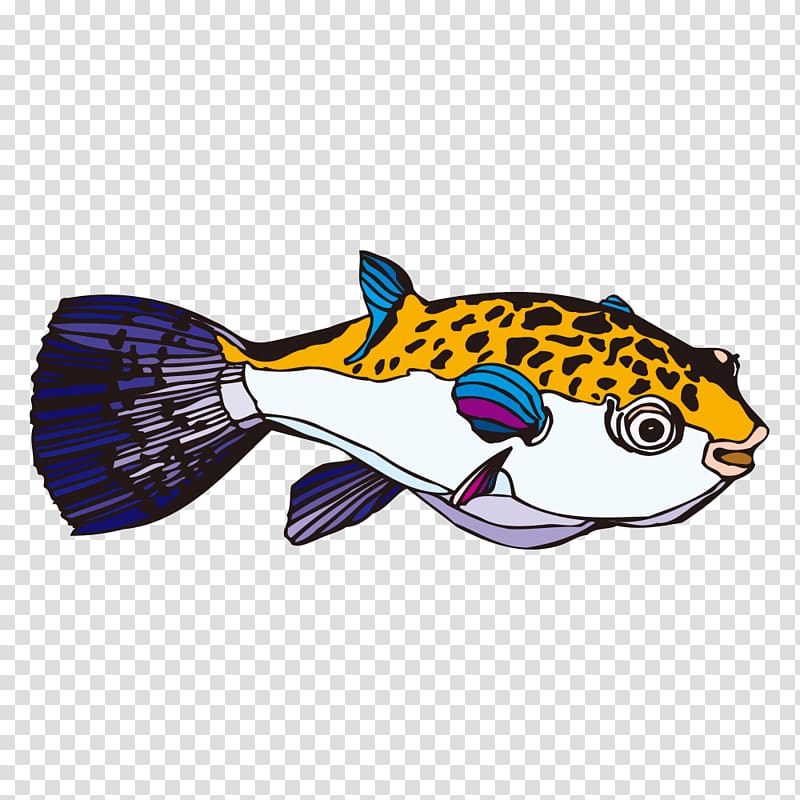 Mbu pufferfish Fugu, Cartoon fish transparent background PNG clipart