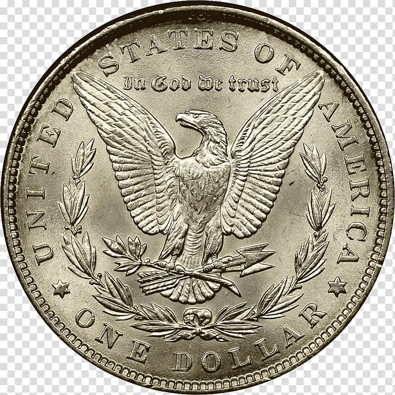 Coin Bolivian boliviano United States Dollar Morgan dollar, Coin transparent background PNG clipart