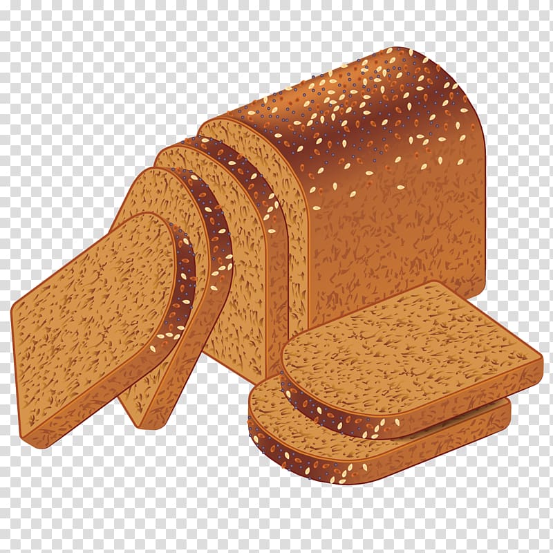 White bread Whole grain Whole wheat bread Sliced bread, Chocolate bread transparent background PNG clipart
