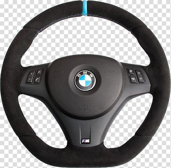 black BMW steering wheel, BMW 6 Series Steering wheel Car, Steering wheel BMW transparent background PNG clipart