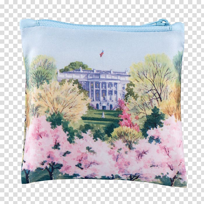 White House Tidal Basin Cherry blossom, cherry blossom watercolor transparent background PNG clipart