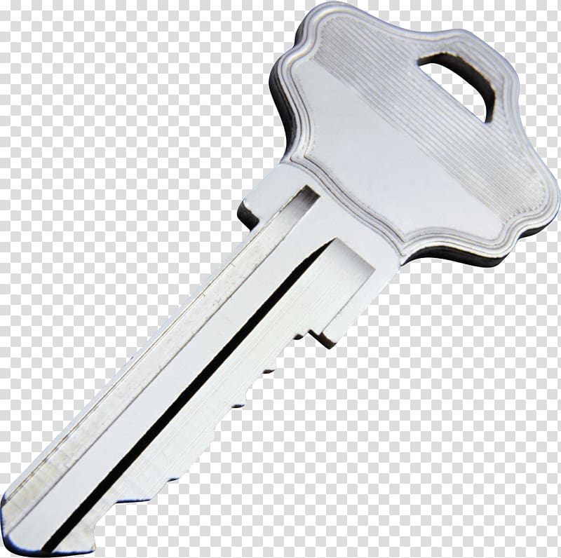 gray key , Single Modern Home Key transparent background PNG clipart