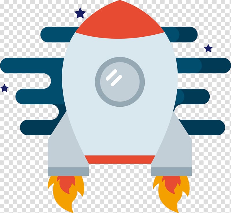 Spacecraft Space Shuttle Rocket, Cartoon rocket transparent background PNG clipart
