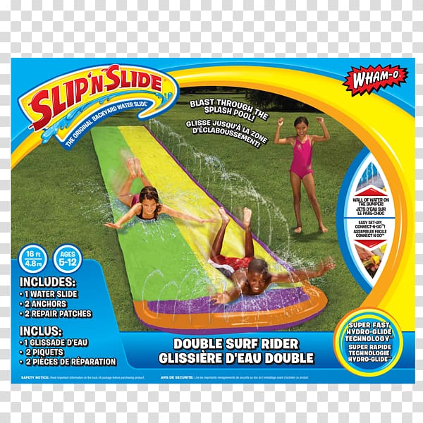 Slip \'N Slide Water slide Wham-O Playground slide Water balloon, slip n slide transparent background PNG clipart