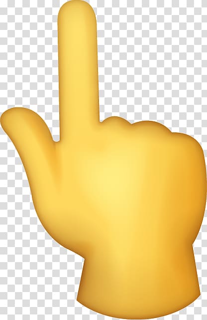 Emoji Index finger Thumb iPhone, index finger transparent background PNG clipart