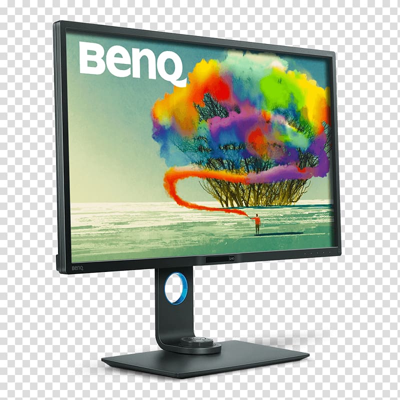 Computer Monitors BenQ Adobe RGB color space DisplayPort Ultra-high-definition television, monitors transparent background PNG clipart
