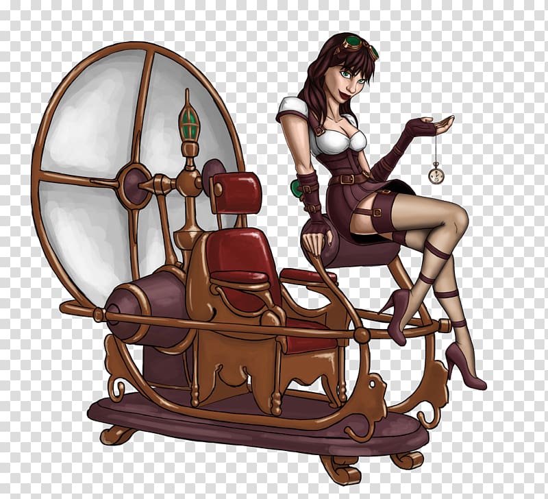 The Time Machine Pin-up girl Time travel Science Fiction Drawing, science fiction transparent background PNG clipart