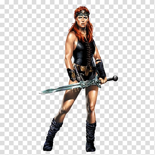 Red Sonja Conan the Barbarian The Shadow of the Vulture Comics Comic book, others transparent background PNG clipart