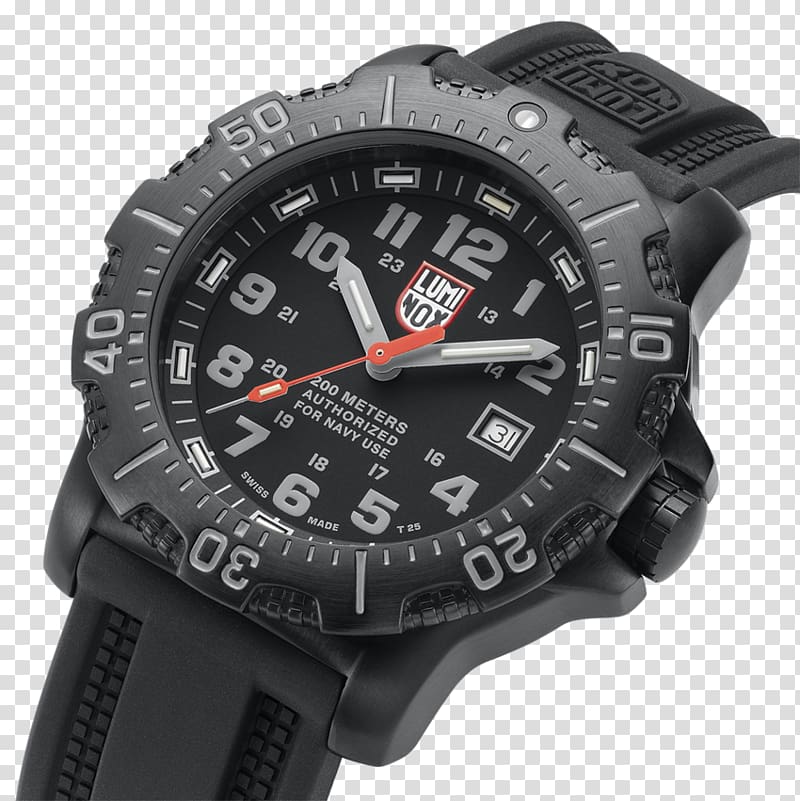 Luminox Special forces Watch United States Navy SEALs Special operations, usa visa transparent background PNG clipart