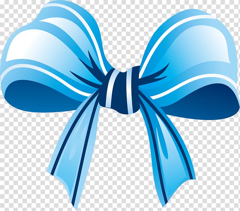 Bow tie Blue Ribbon , Little fresh blue bow tie transparent background PNG clipart