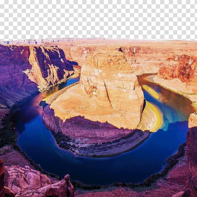 Grand Canyon Horseshoe Bend Glacier National Park Horseshoe Bay Glen Canyon, United States Horseshoe Bay Attractions transparent background PNG clipart