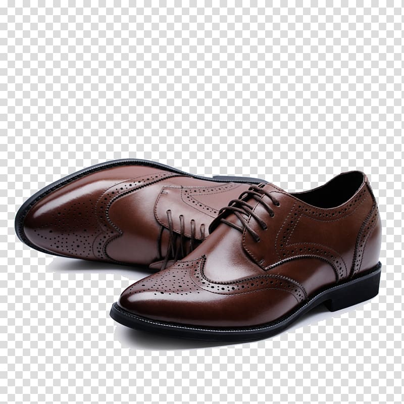 Shoe Leather Watch Footwear, Bullock carved leather shoes business casual, pair of brown leather loafers transparent background PNG clipart