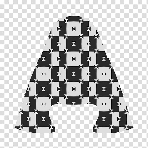 Black White Check Tote bag Pattern, Lattice Tablecloth transparent background PNG clipart
