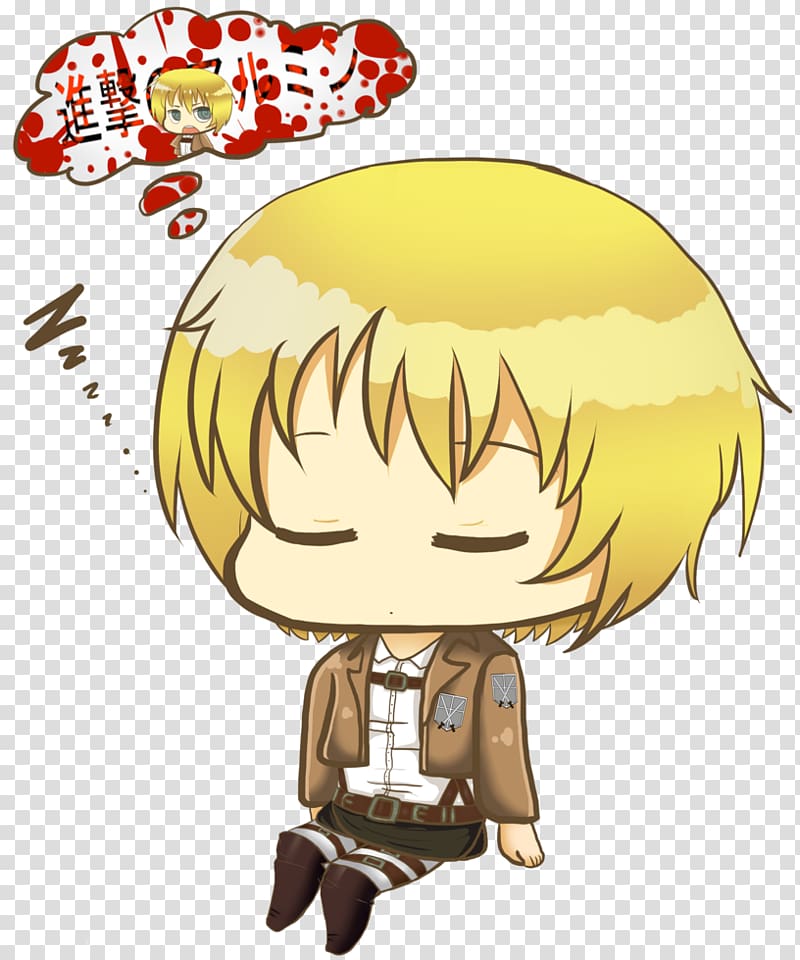 Armin Arlert Attack on Titan Chibi Manga A.O.T.: Wings of Freedom, ex gratia attack transparent background PNG clipart