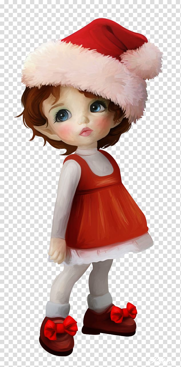 Christmas ornament Doll New Year, christmas elf transparent background PNG clipart