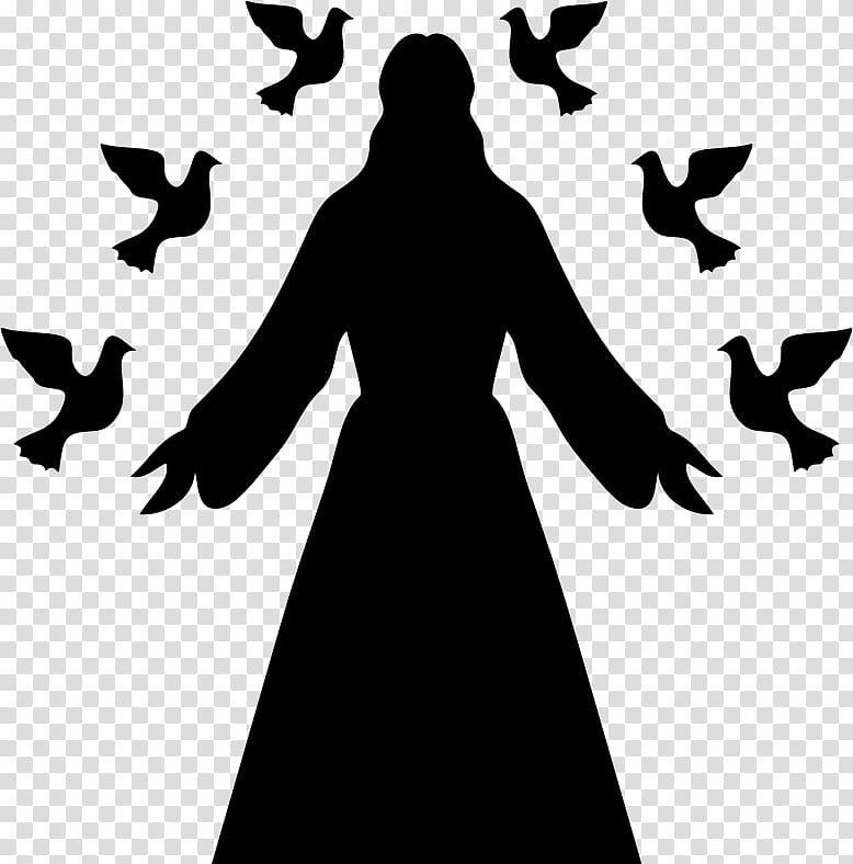 Silhouette Christian cross , God transparent background PNG clipart