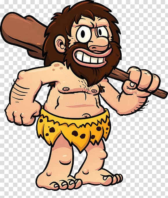 Neanderthal Caveman Cartoon , others transparent background PNG clipart