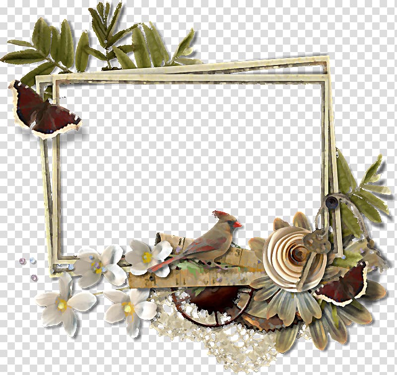 Frames Bird Flower, 33 transparent background PNG clipart