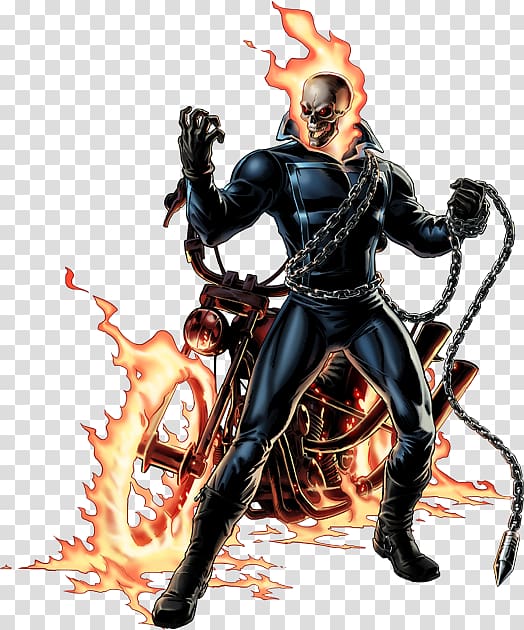Johnny Blaze Marvel: Avengers Alliance Marvel: Contest of Champions Warren Worthington III, ghost rider transparent background PNG clipart