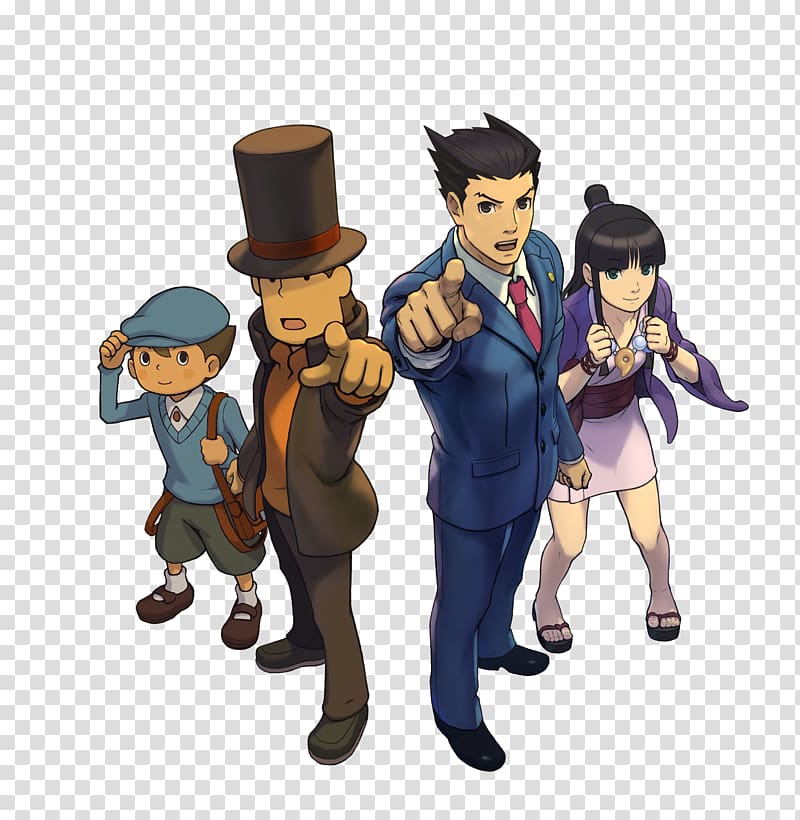 Professor Layton vs. Phoenix Wright: Ace Attorney Professor Layton and the Curious Village Phoenix Wright: Ace Attorney − Justice for All Professor Layton and the Miracle Mask, nintendo transparent background PNG clipart
