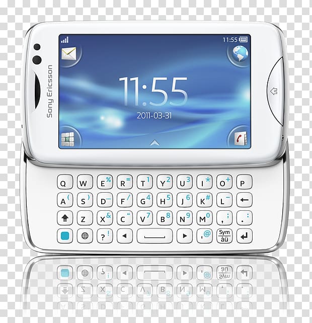 Sony Ericsson Vivaz Sony Ericsson W910i Sony Ericsson Xperia mini QWERTY Sony Mobile, Ericsson transparent background PNG clipart