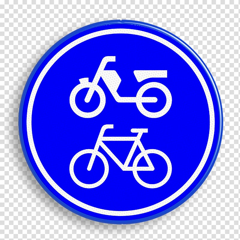 Traffic sign Bicycle Scooter Motorcycle Moped, Bicycle transparent background PNG clipart