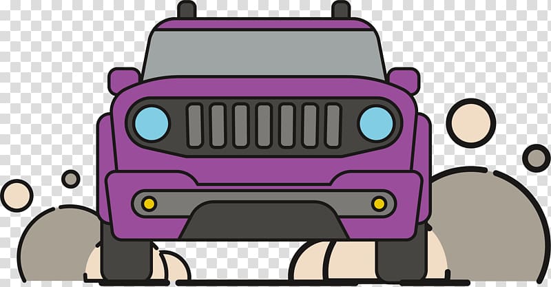 Car Purple Dust, Purple gallop transparent background PNG clipart
