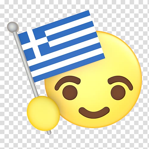 Flag of Greece Greek cuisine , emoji face transparent background PNG clipart