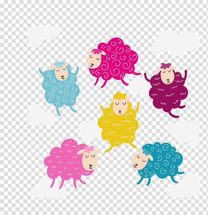Sheep Birthday, color creative cute cartoon empty lamb transparent background PNG clipart