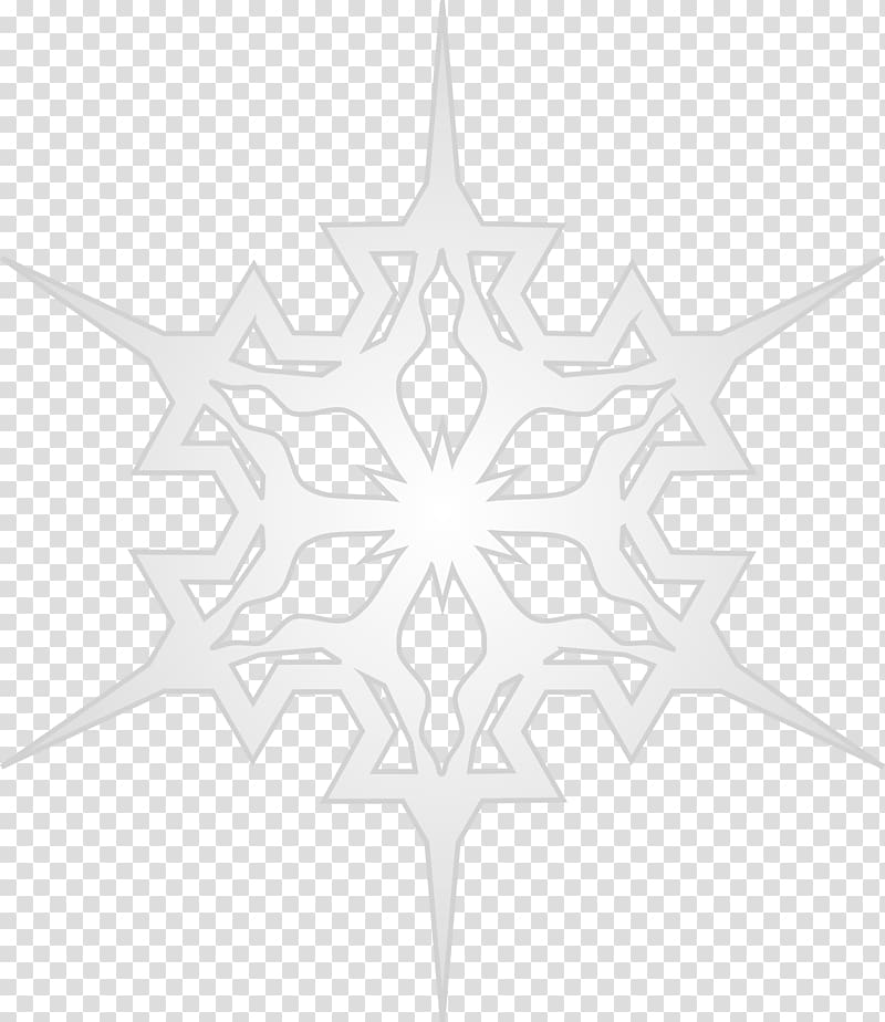 Visual arts White Symmetry Pattern, Snowflake transparent background PNG clipart