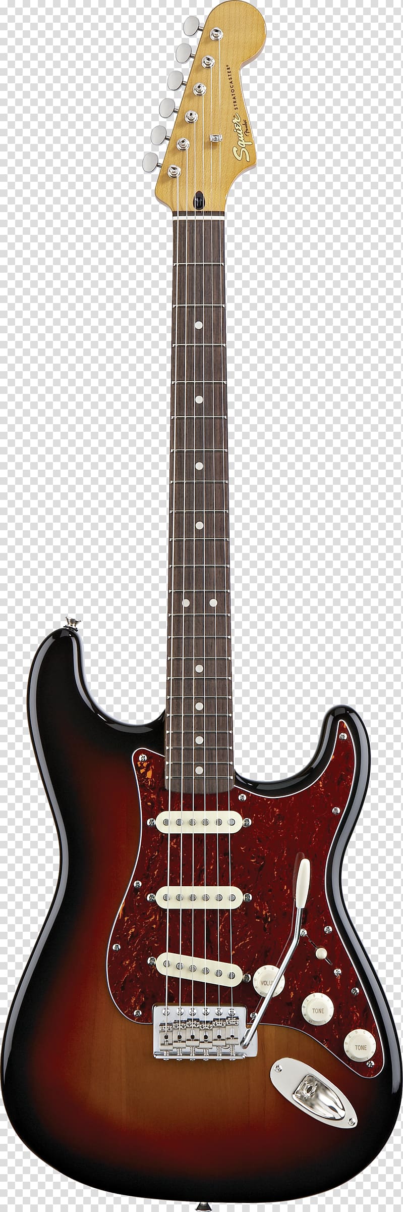Squier Deluxe Hot Rails Stratocaster Fender Stratocaster Electric guitar Fender Musical Instruments Corporation, electric guitar transparent background PNG clipart