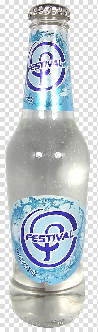 Glass bottle Mineral water Fizzy Drinks Bottled water, mint gin tonic transparent background PNG clipart