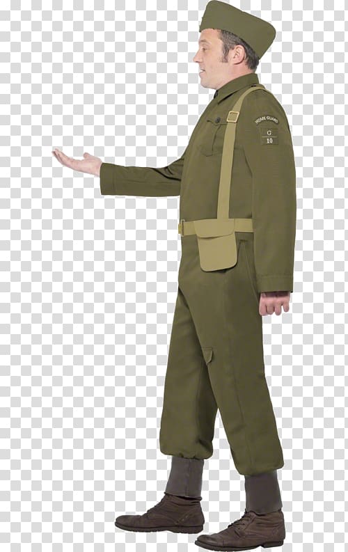 Second World War Home Guard Military uniform, military transparent background PNG clipart
