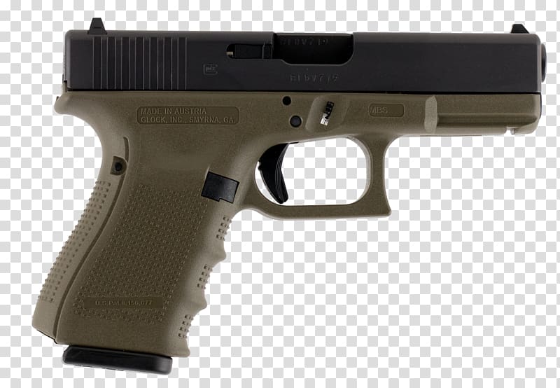 Glock Ges.m.b.H. GLOCK 19 GLOCK 17 9×19mm Parabellum, others transparent background PNG clipart
