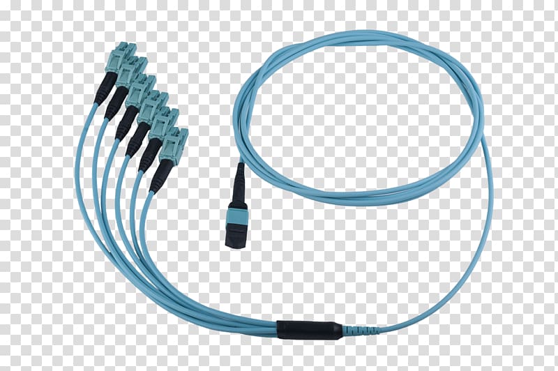 Network Cables Fanout cable 10 Gigabit Ethernet Optical fiber cable Electrical cable, Cable Harness transparent background PNG clipart