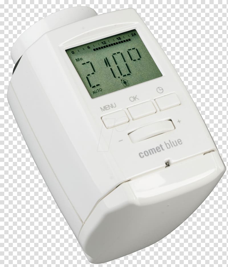 Eurotronic Comet Z-Wave heating thermostat Thermostatic radiator valve Energy conservation Wireless thermostat head electronical eqiva CC-R, comet transparent background PNG clipart