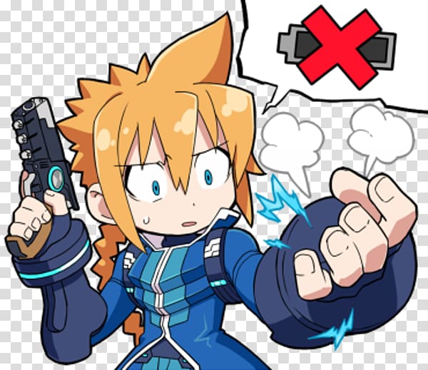 Azure Striker Gunvolt Mighty Gunvolt Nintendo Switch Sticker Nintendo 3DS, azure lane cosplay transparent background PNG clipart